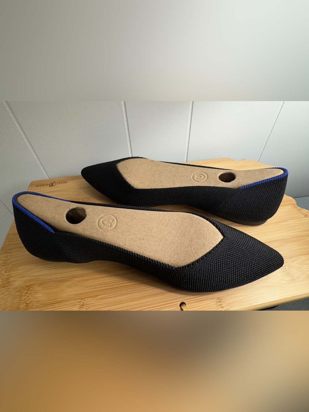 Rothy's Black Pointed Toe Flats